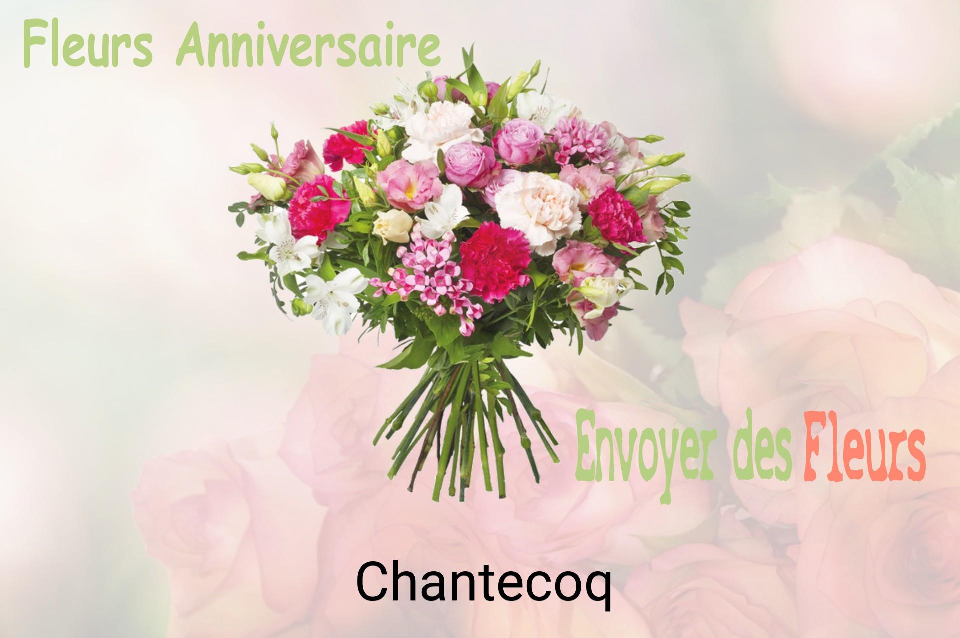 Bouquet de fleurs d’anniversaire livré à Chantecoq